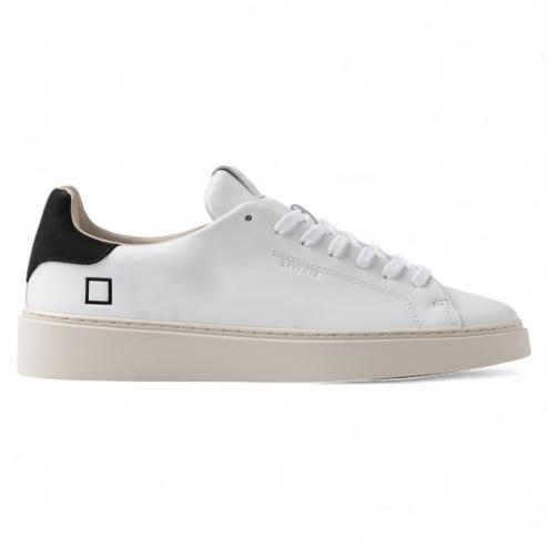 Date sneakers basse Levante Calf White-Black