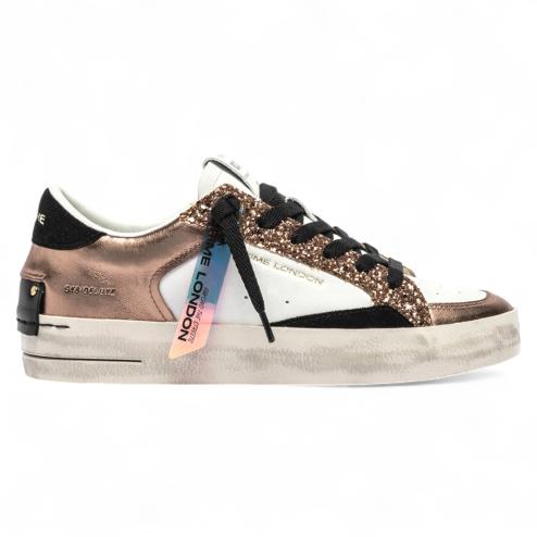 Crime London SK8 Deluxe Ambre Glam low sneakers