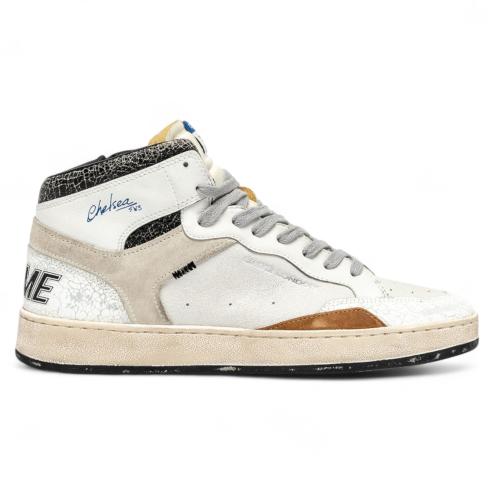 Crime London Chelsea Mid Chalk Asphalt high sneakers