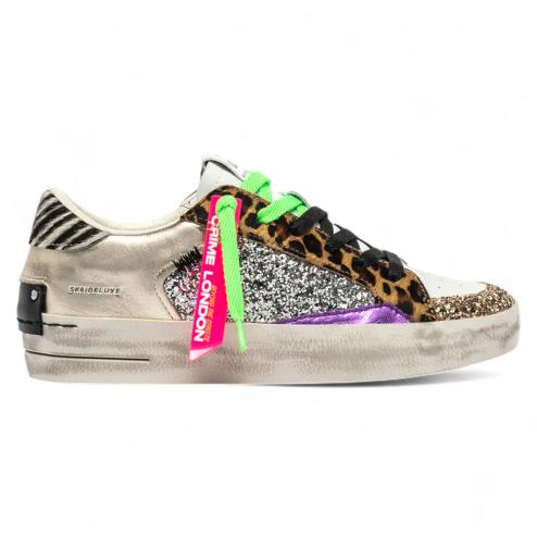 Crime London SK8 Deluxe Fierce Nature low sneakers