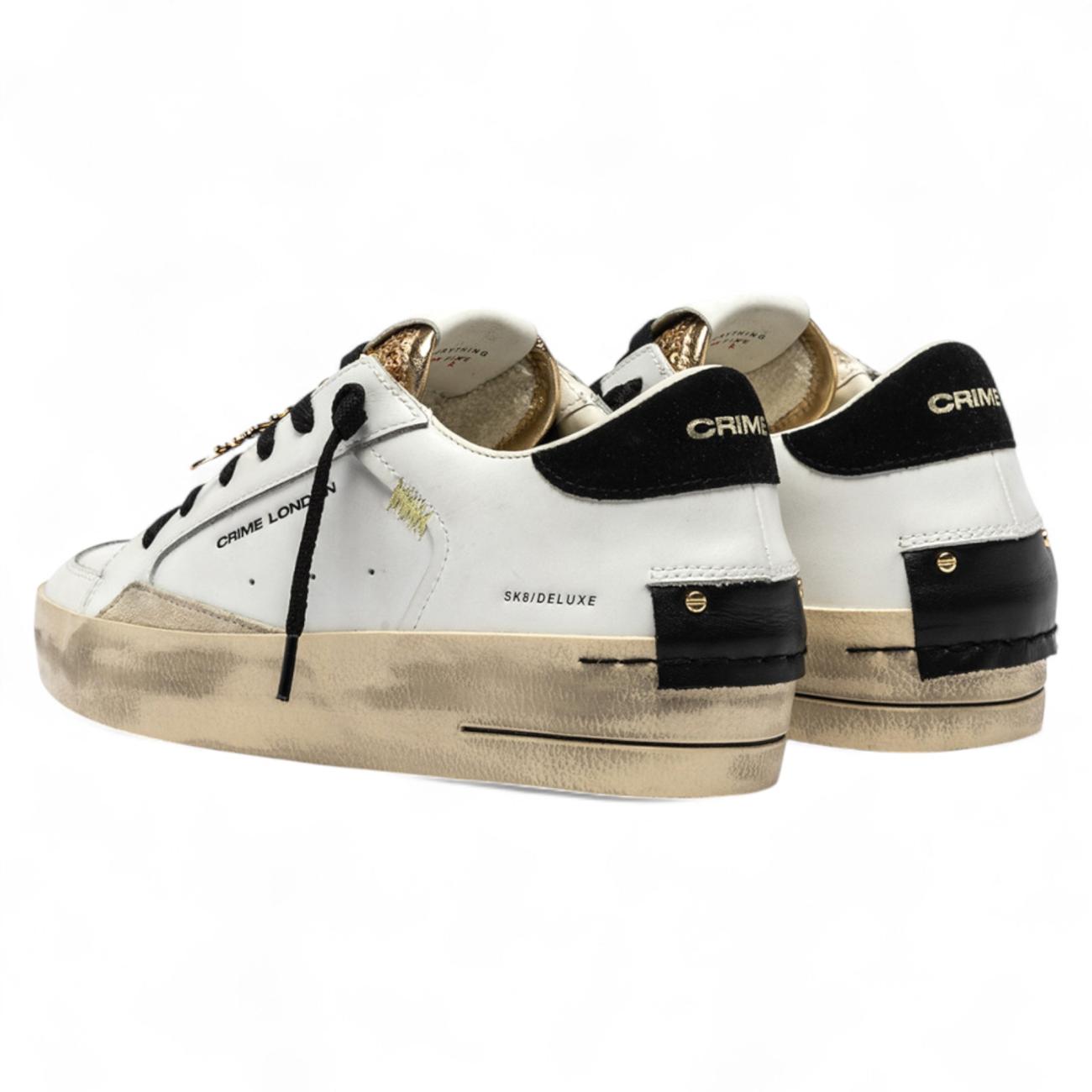 Crime London sneakers SK8 Deluxe Wedge Satin Spell
