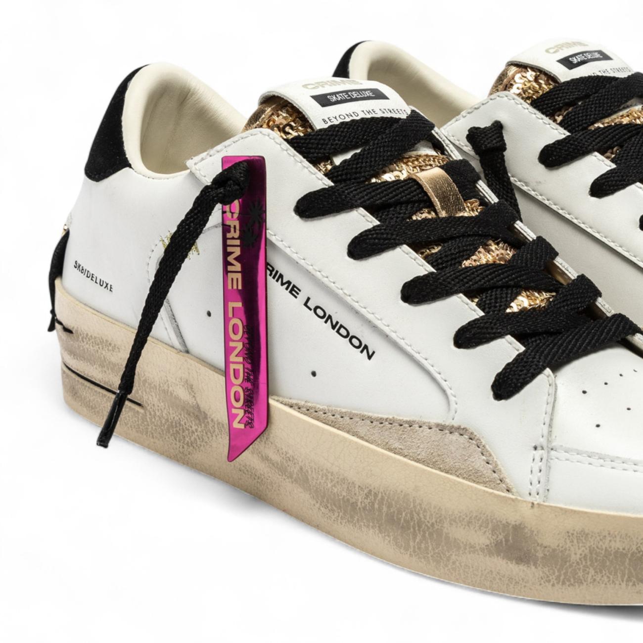 Crime London sneakers SK8 Deluxe Wedge Satin Spell