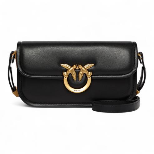 Pinko Love Bag Box Small black gold bag