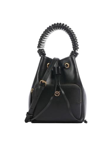 Pinko Cargo Bucket Bag Small black
