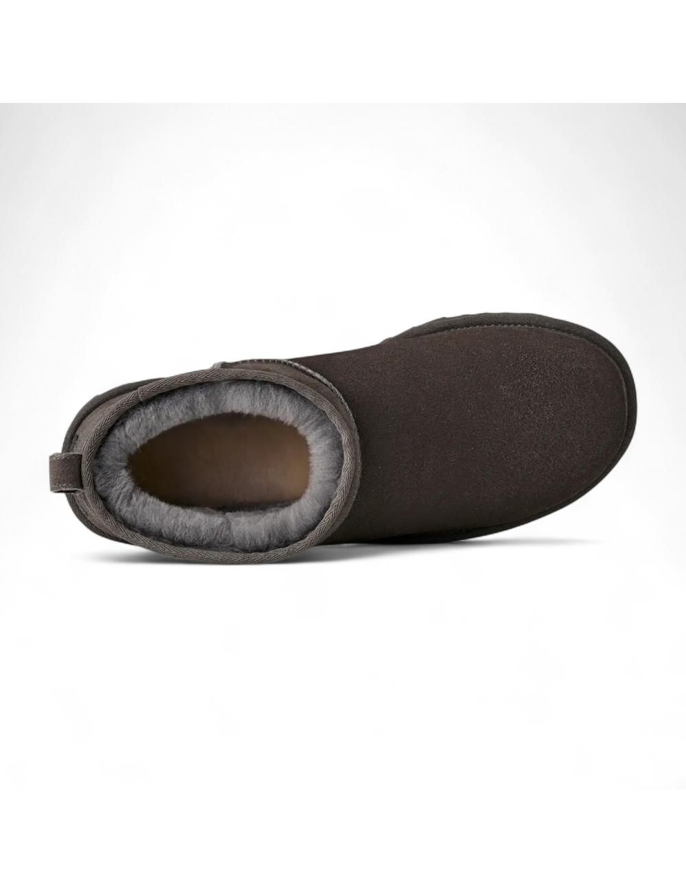 UGG Uomo Stivali Classic Ultra Mini – Grigio