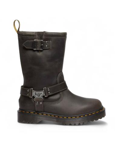 Dr Martens stivali biker Anistone grey