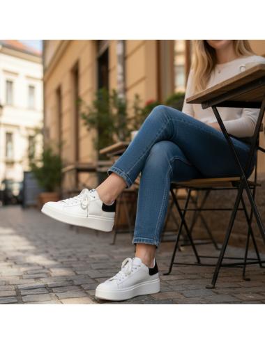 Ash sneakers Moby white black