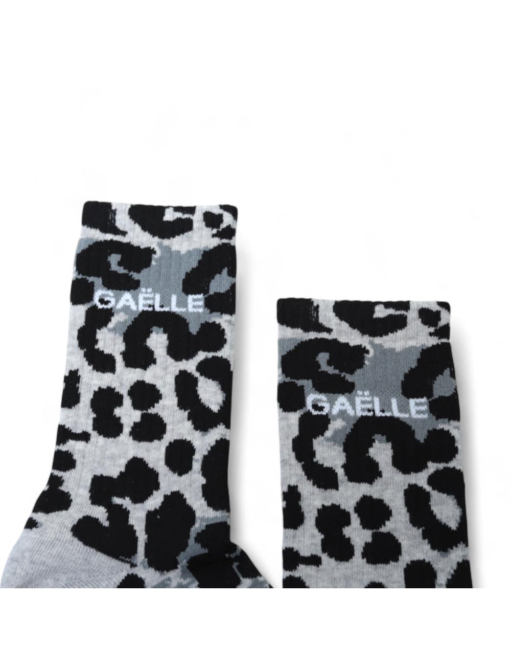 Gaëlle Paris socks leopard grey