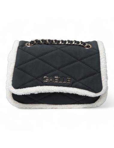 Gaëlle Paris Regular Shoulder bag black Shearling