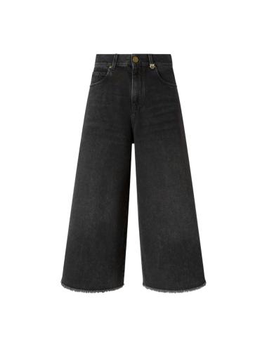 Pinko jort jeans nero denim