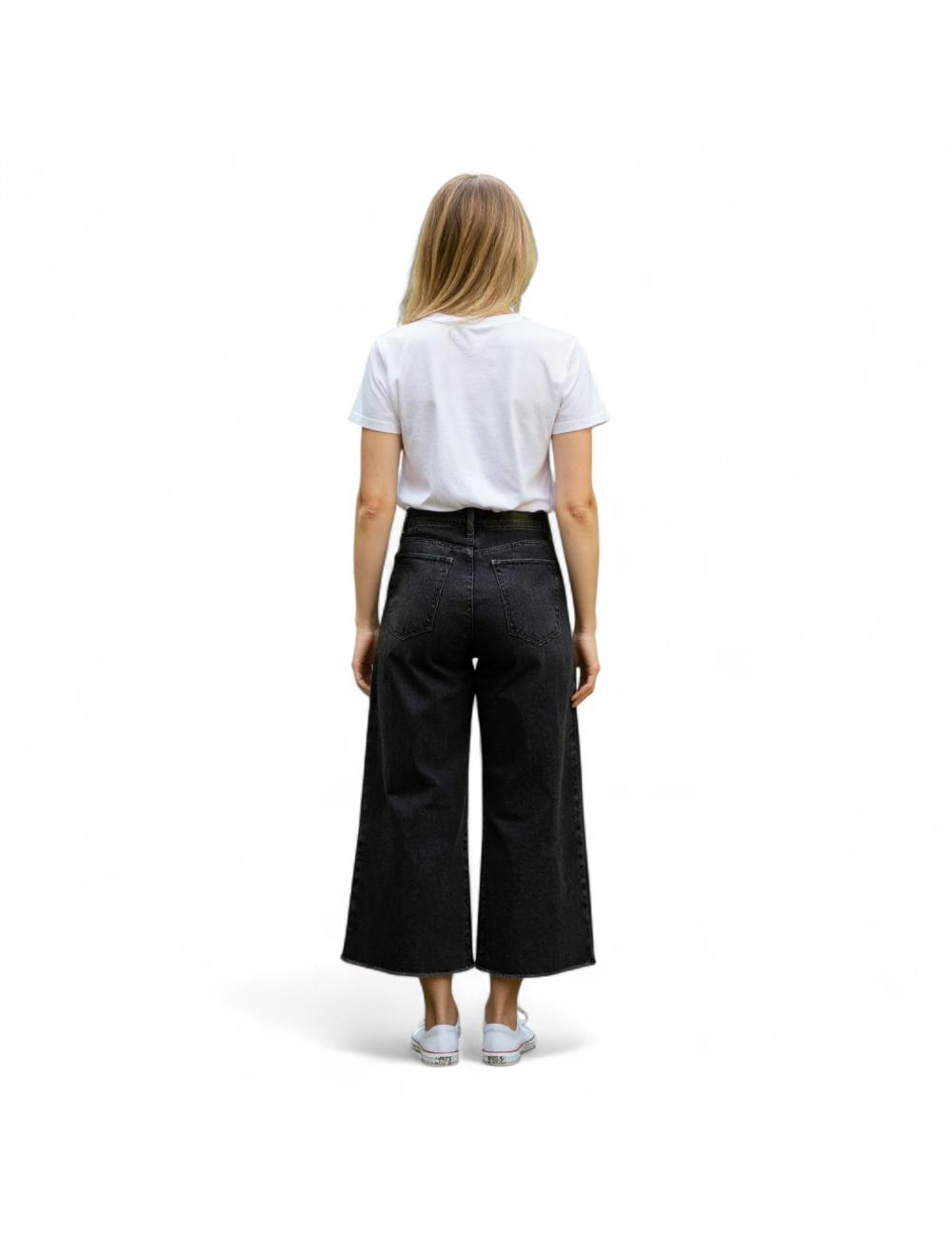 Pinko jort jeans nero denim