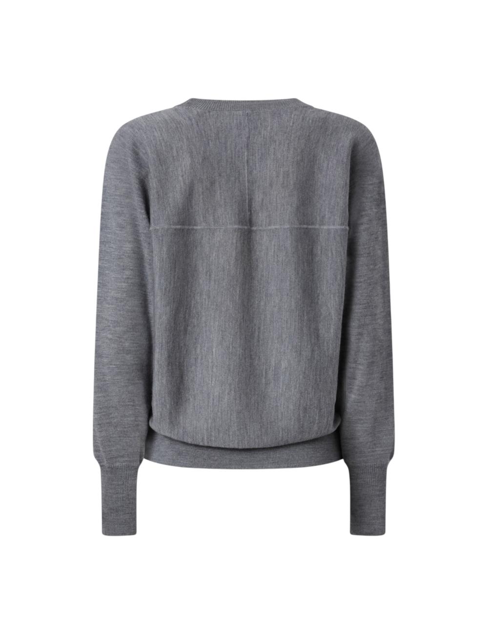 Pinko maglia grigia logo...