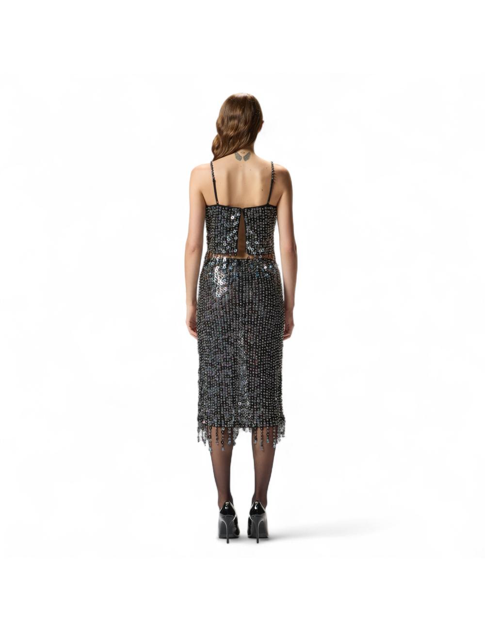 Pinko top con paillettes e...