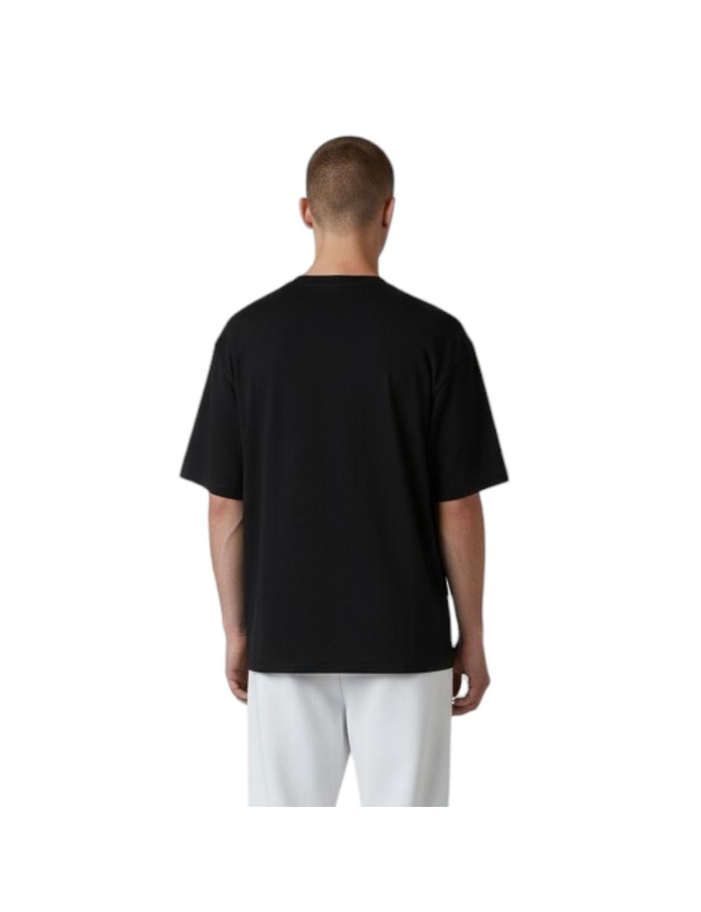 John Richmond Men's Black T-Shirt with Embroidered Logo