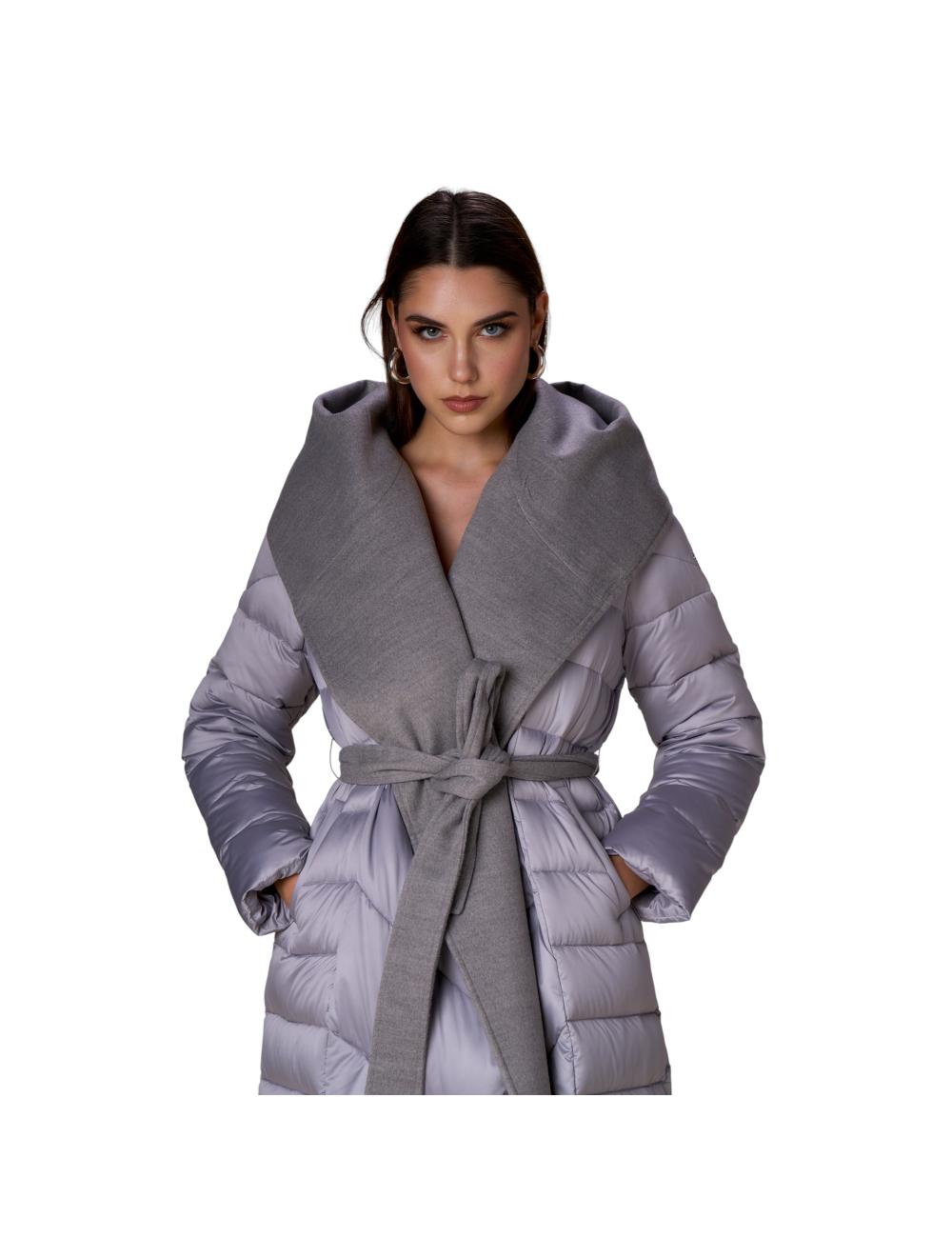 NoSecrets piumino lungo velour