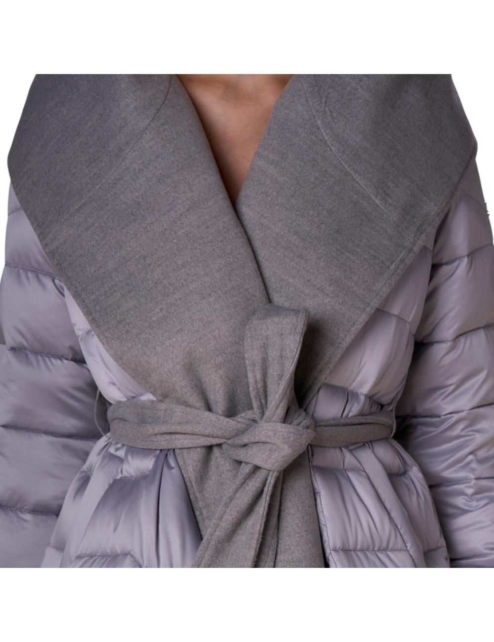 NoSecrets piumino lungo velour