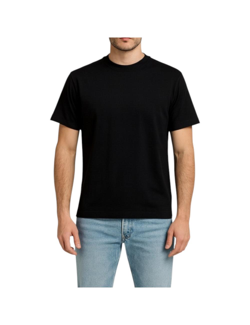 John Richmond men's black T-shirt with maxi logo