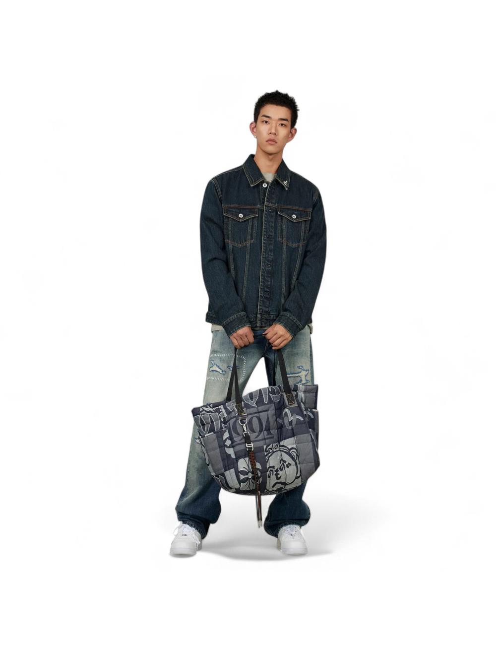 Evisu indigo denim jacket...
