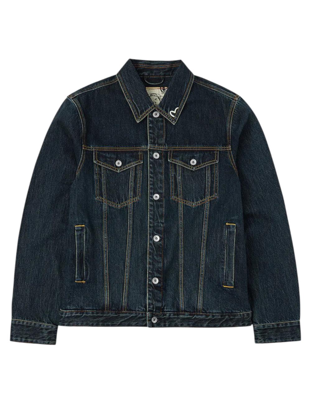 Evisu indigo denim jacket...