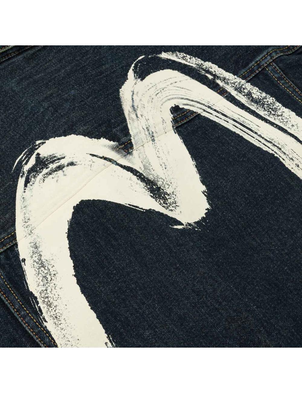 Evisu giacca in denim...