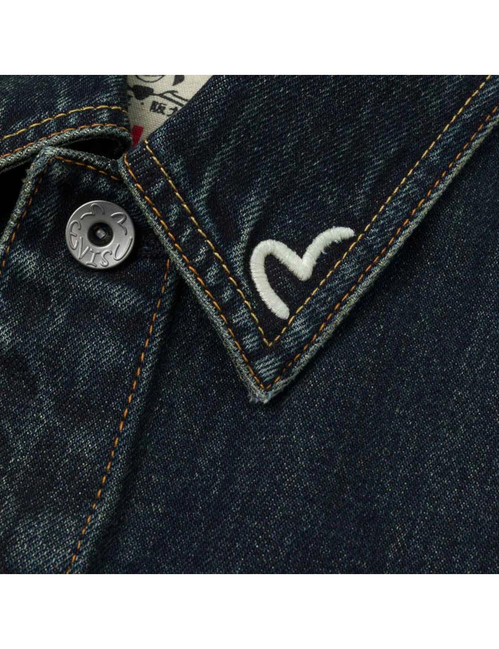 Evisu giacca in denim...