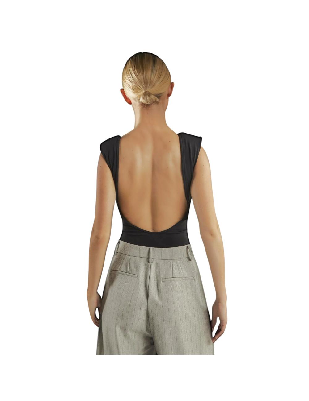 Glamorous body smanicato nero