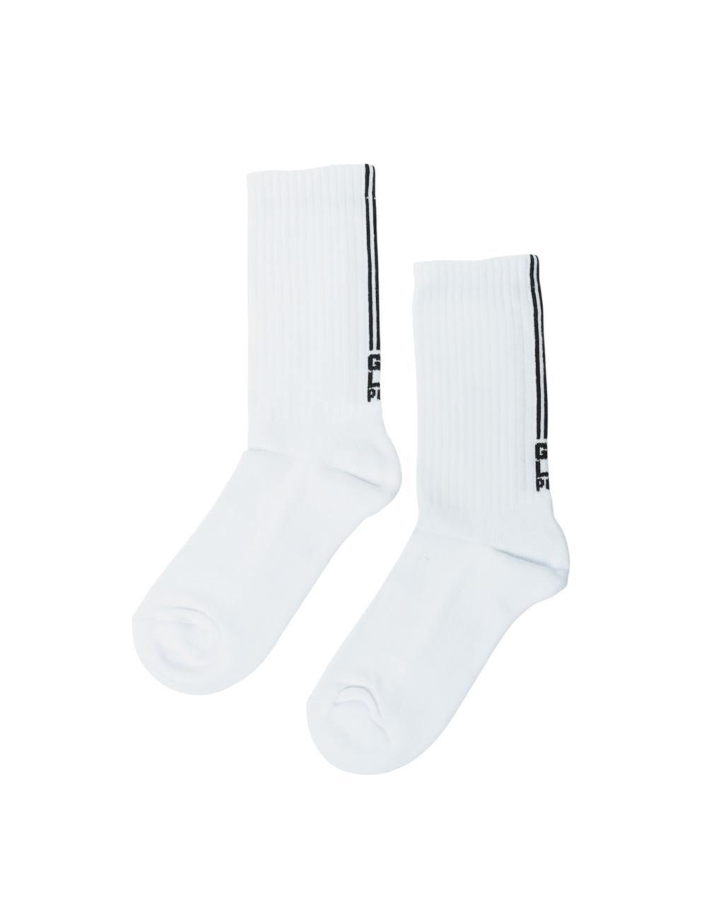 Gaëlle Paris Calzini in Spugna bianco