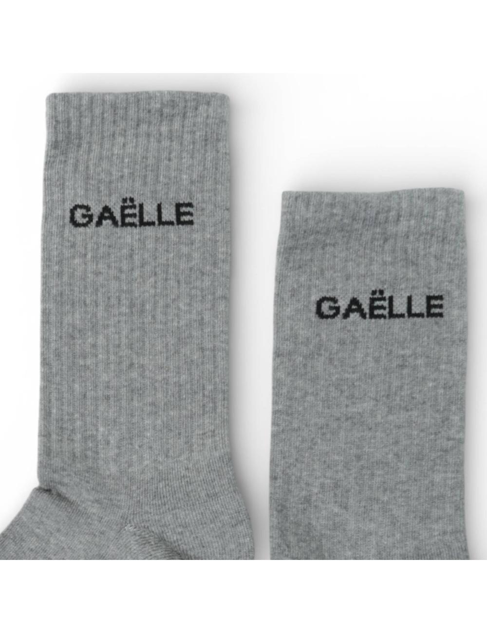 Gaëlle Paris Melange Grey Terry Socks