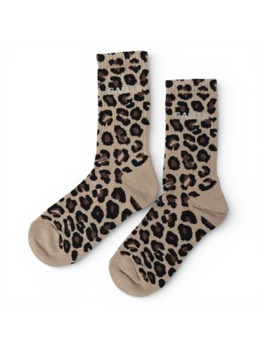 Gaëlle Paris Calzini in Spugna maculati beige