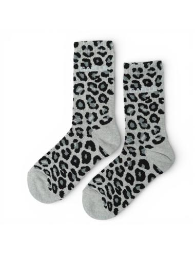 Gaëlle Paris Grey Spotted Sponge Socks