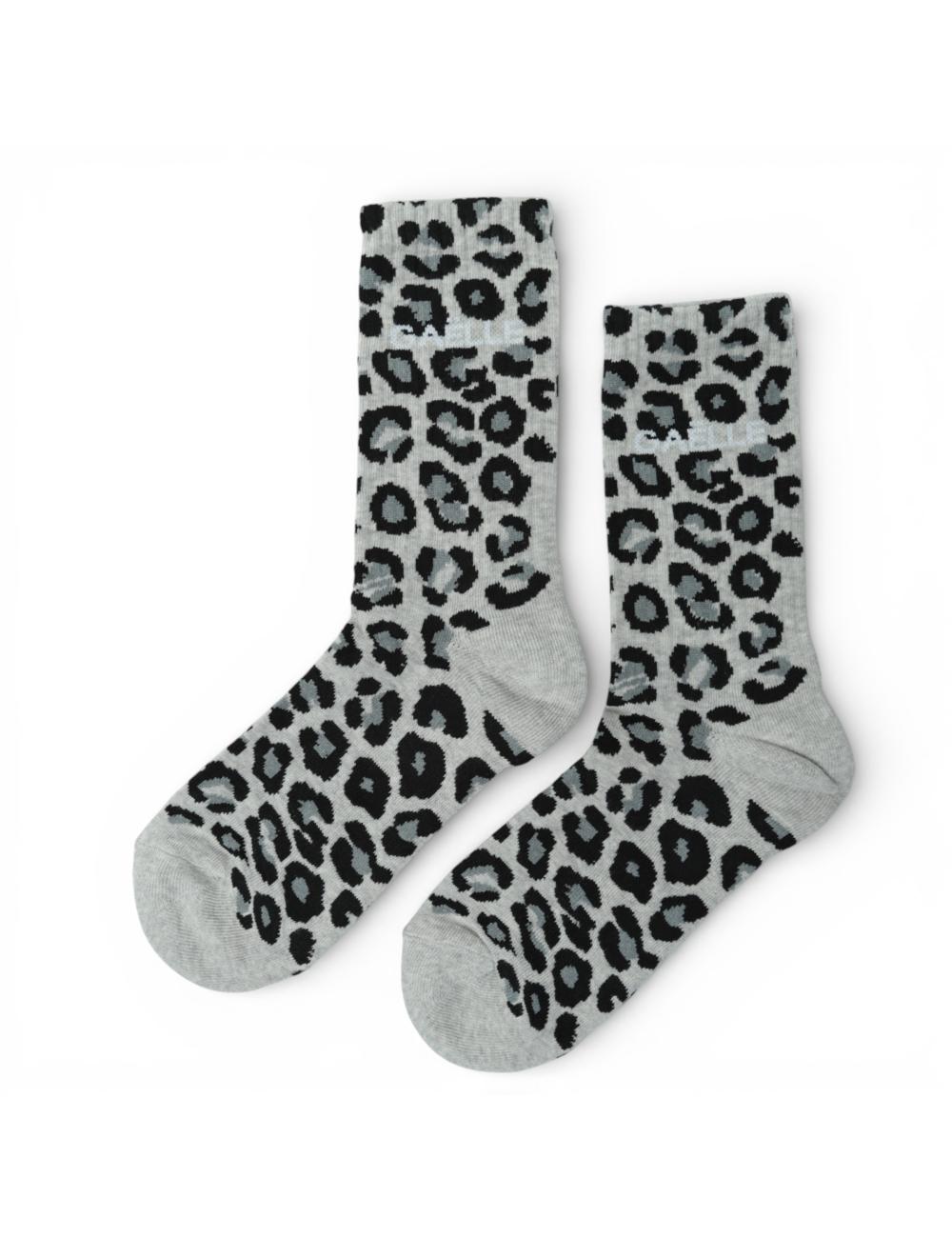 Gaëlle Paris Grey Spotted Sponge Socks