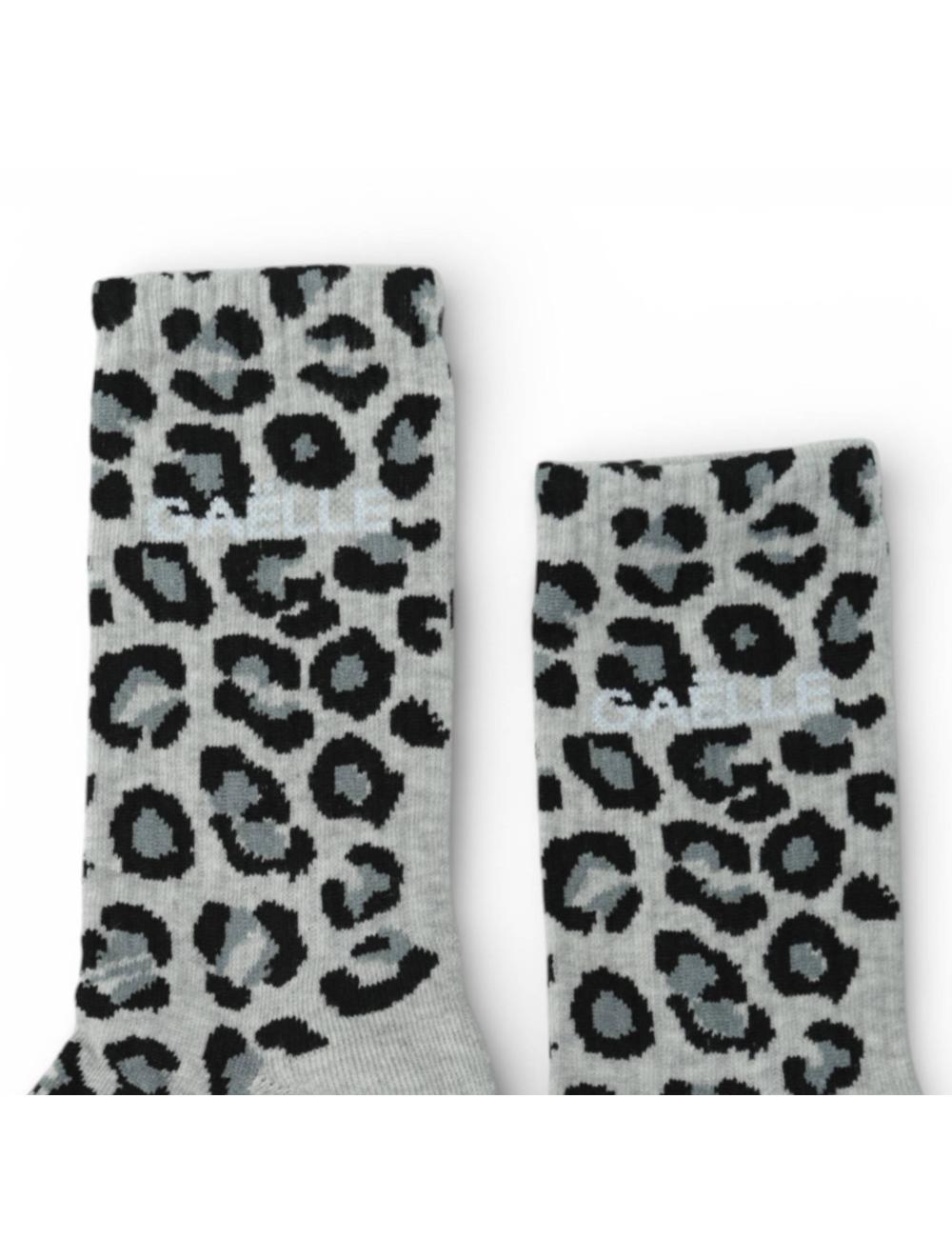 Gaëlle Paris Grey Spotted Sponge Socks