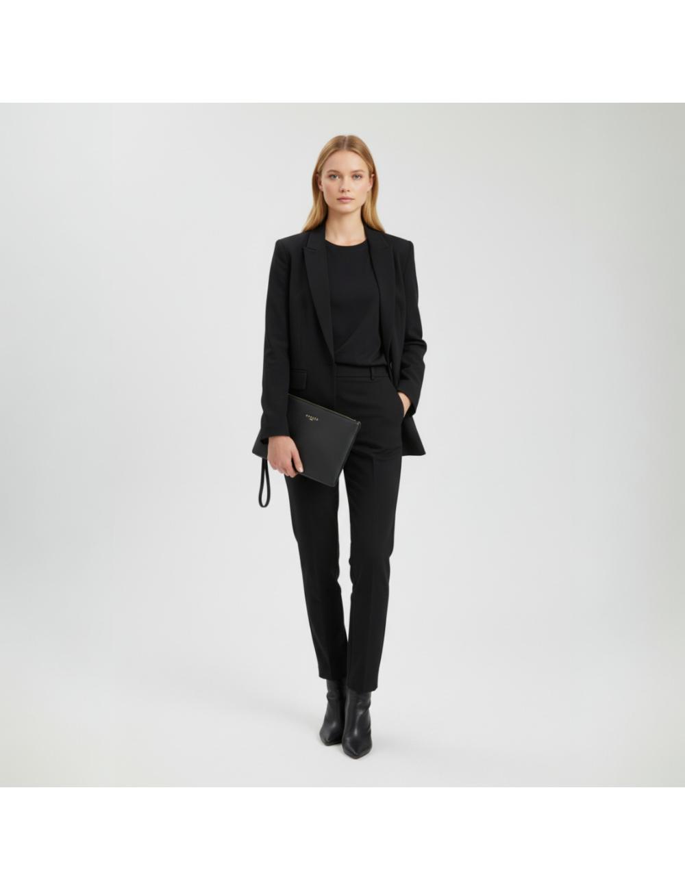 Gaëlle Paris Regular Black Clutch Bag