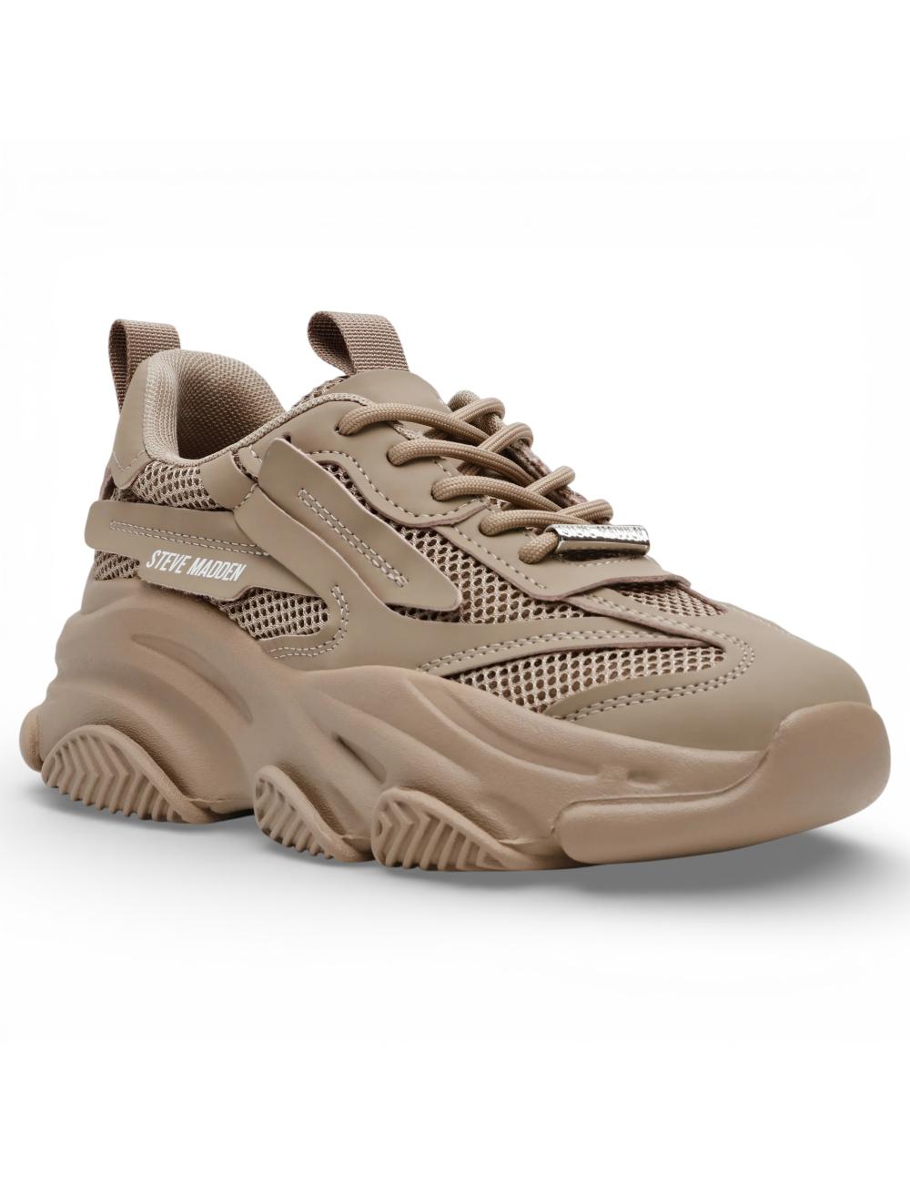 Steve Madden sneakers running Possession dark taupe