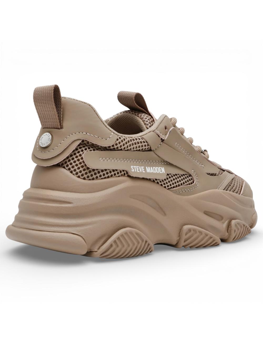 Steve Madden sneakers running Possession dark taupe