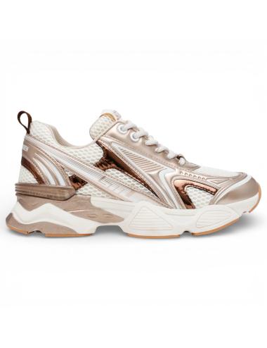 Steve Madden sneakers running Speedster silver gold