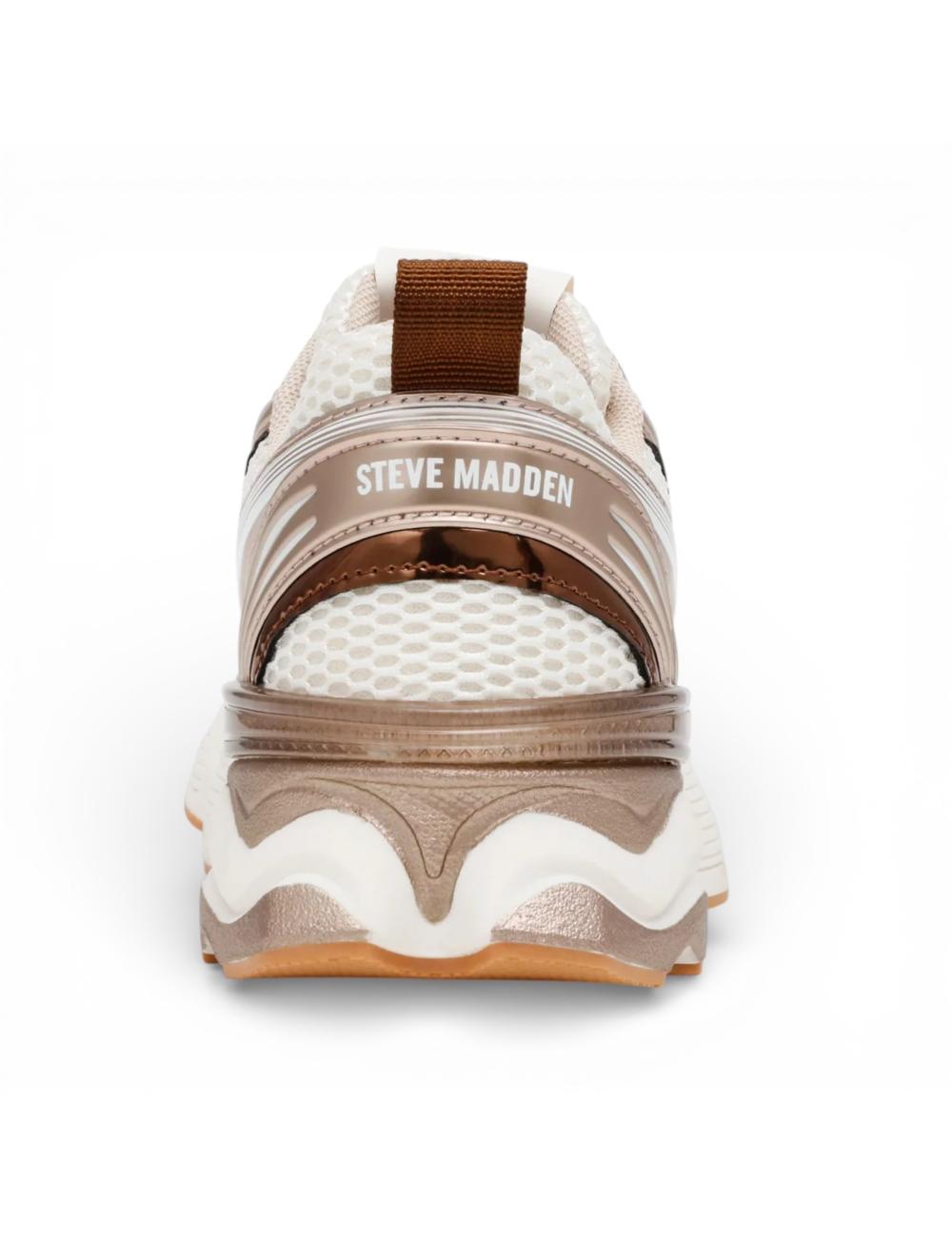 Steve Madden Speedster silver gold running sneakers
