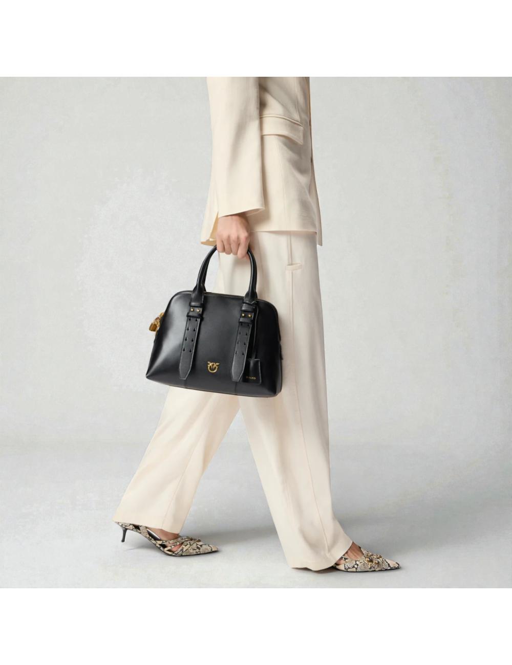 Pinko Escape Bag in black leather