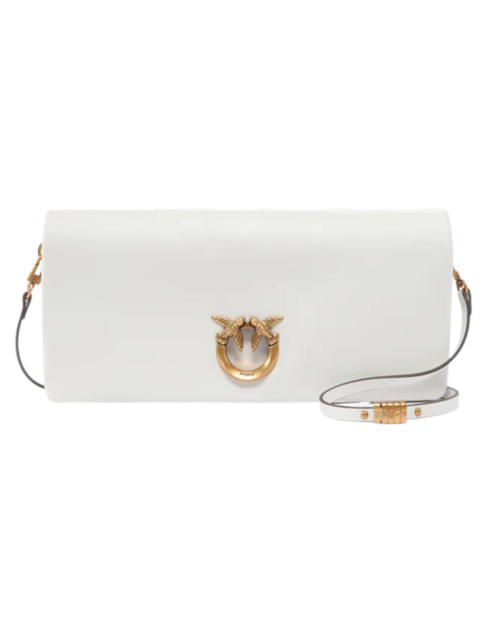 Pinko Love Bag Click Soft Horizontal bianco