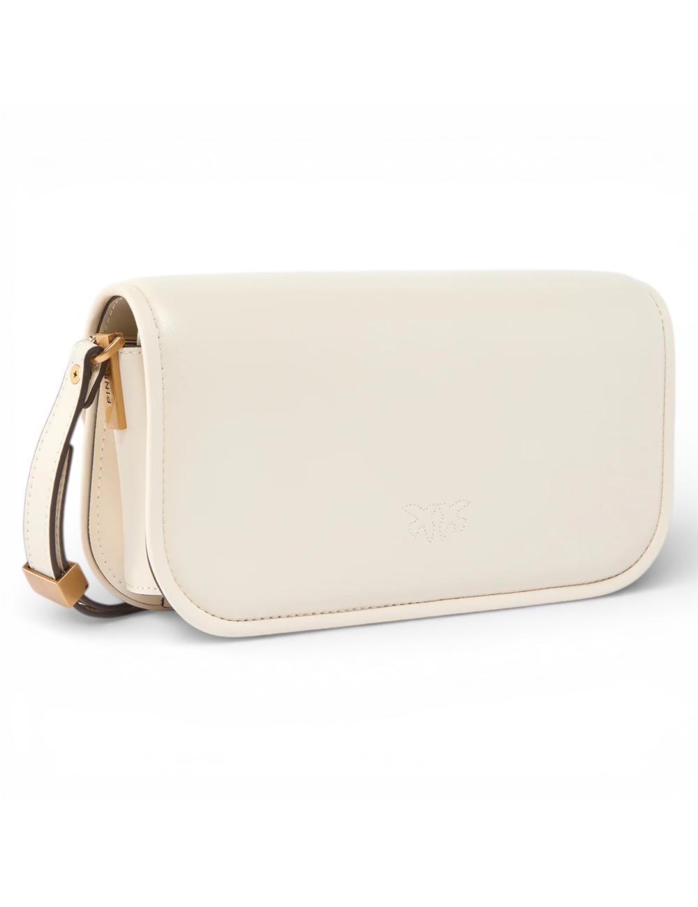 Pinko borsa Love Bag Box Small bianco oro