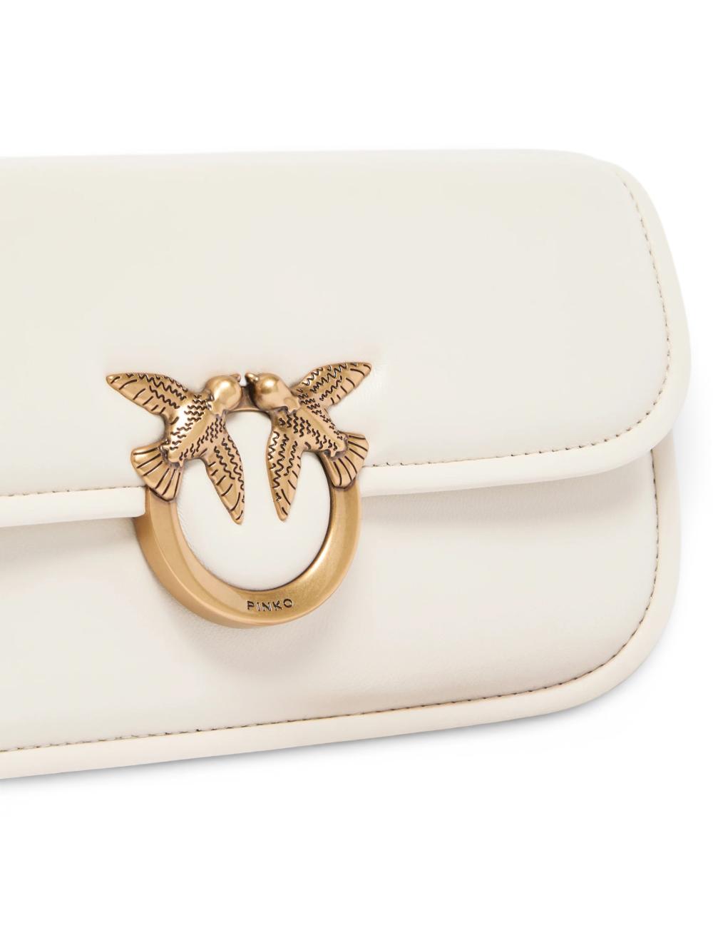 Pinko Love Bag Box Small white gold