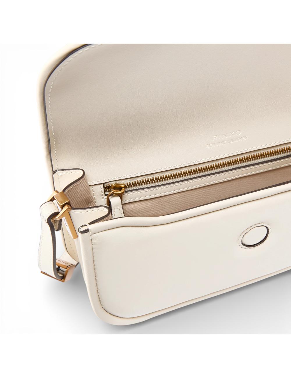 Pinko borsa Love Bag Box Small bianco oro