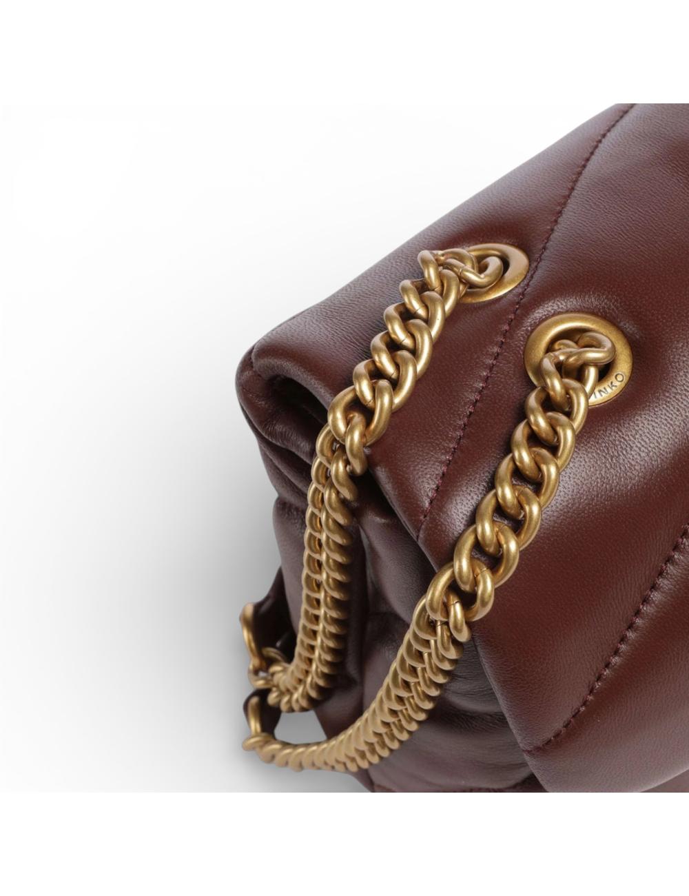 Pinko borsa Puff Maxi Burgundy Wine