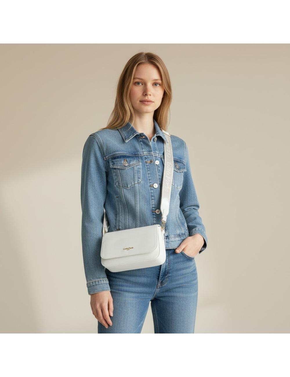 Gaelle Paris Regular Shoulder Strap White