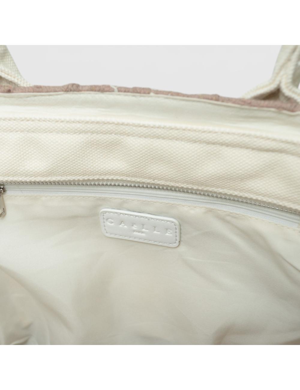 Gaelle Paris Maxi Shopper Firma Beige