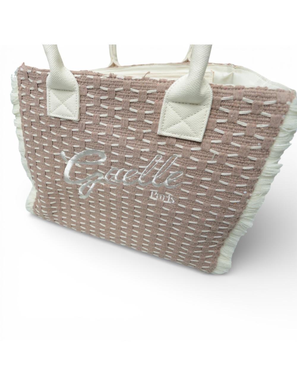 Gaelle Paris Maxi Shopper Firma Beige