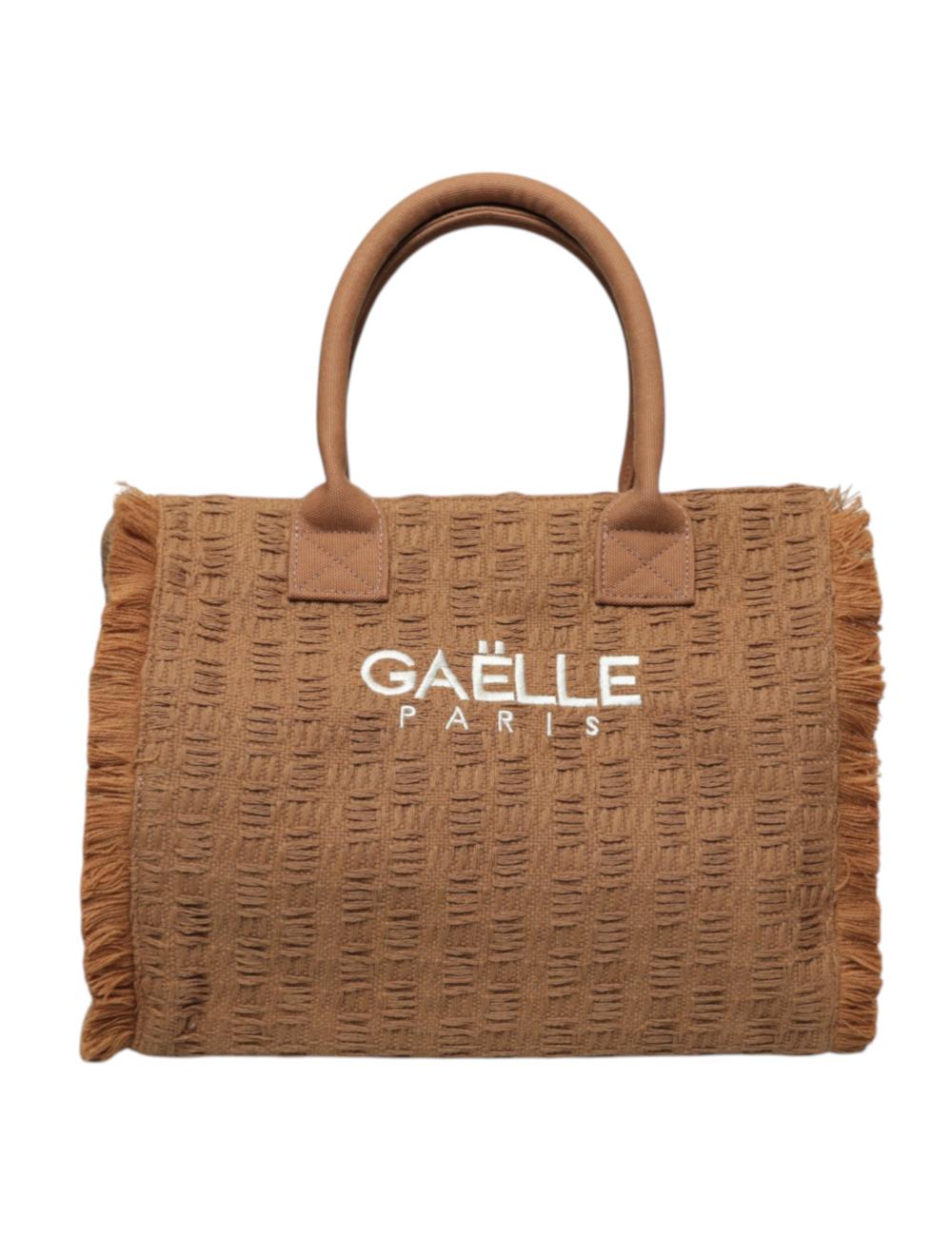 Gaelle Paris Maxi Shopper Tessuto Moka