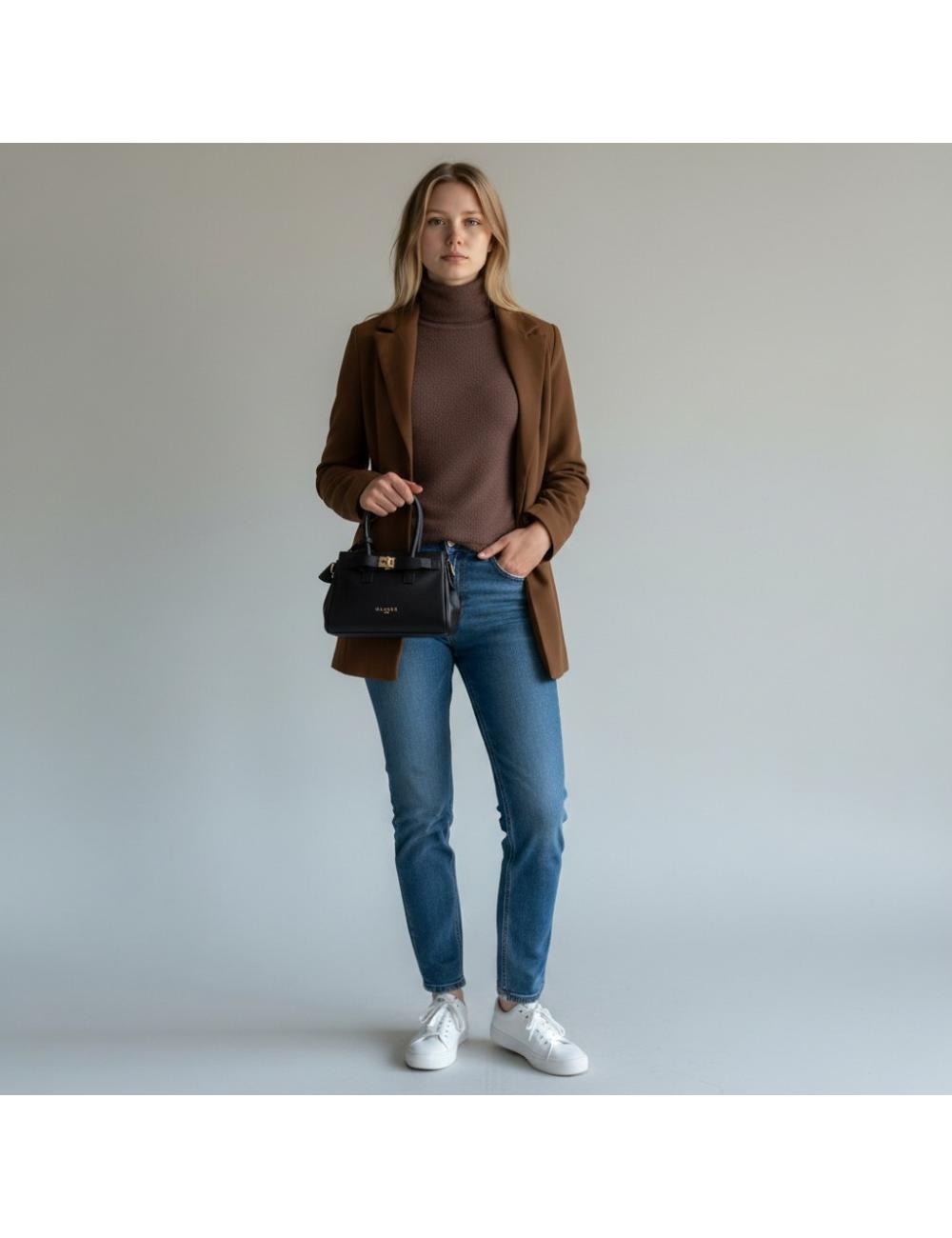 Gaelle Paris Mini Hand Bag Essential – Nero