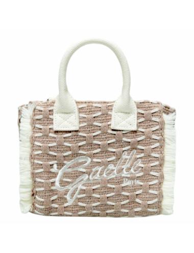 Gaelle Paris Mini Shopper Tessuto Beige