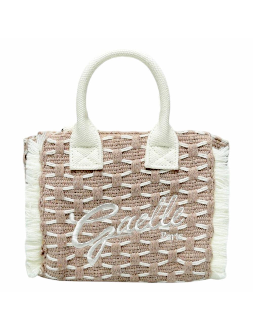 Gaelle Paris Mini Shopper Tessuto Beige